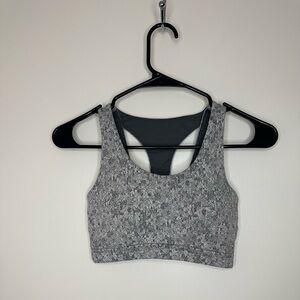 Gym Shark Sports Bra - Heathered Grey - S/M